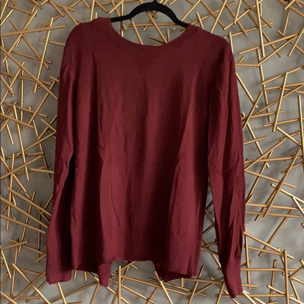 Lululemon open back sweater